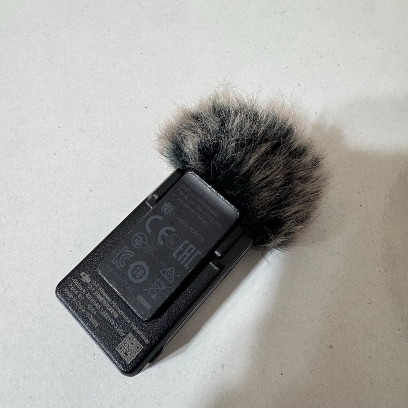 DJI Siyah Mini Mikrofon - Görsel 3