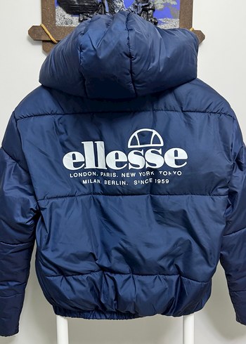 Ellesse Mavi Fermuarlı Kadın Spor Mont - Görsel 4