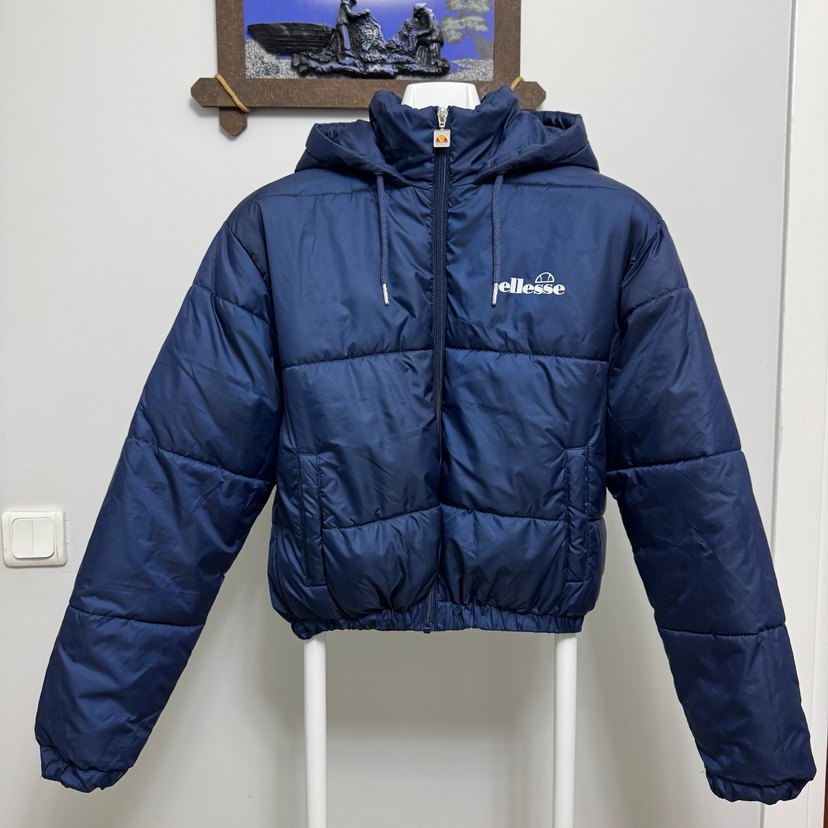 Ellesse Mavi Fermuarlı Kadın Spor Mont - Görsel 3