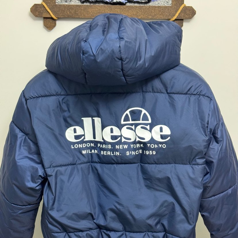 Ellesse Mavi Fermuarlı Kadın Spor Mont - Görsel 5