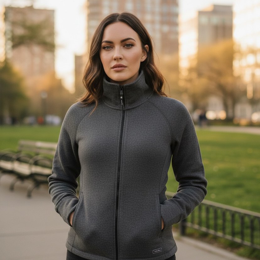 Calvin Klein Fermuarlı Kadın Polar - Görsel 2