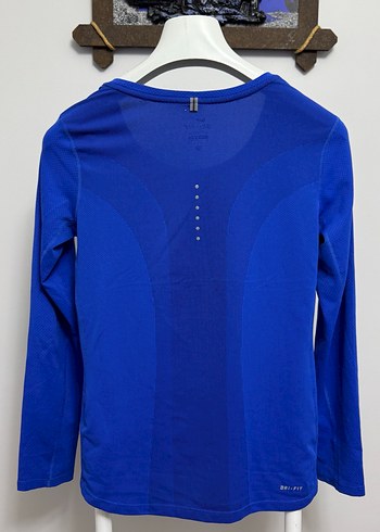 Nike Lacivert Uzun Kollu Spor Üst - Görsel 4