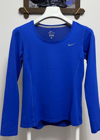 Nike Lacivert Uzun Kollu Spor Üst - Görsel 3