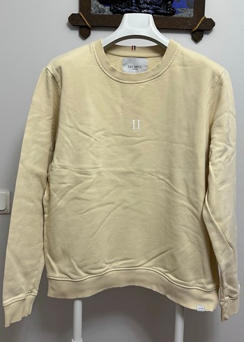 Les Deux Krem Erkek Sweatshirt, Bisiklet Yaka, Uzun Kollu - Görsel 3