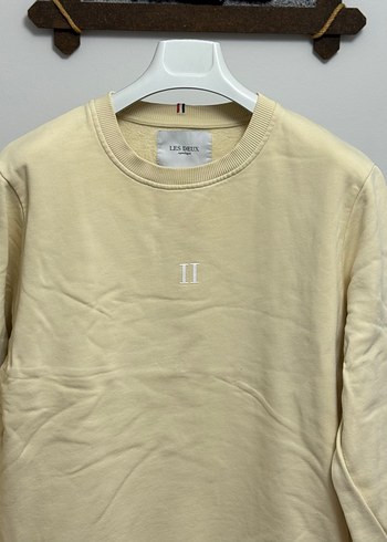 Les Deux Krem Erkek Sweatshirt, Bisiklet Yaka, Uzun Kollu - Görsel 5