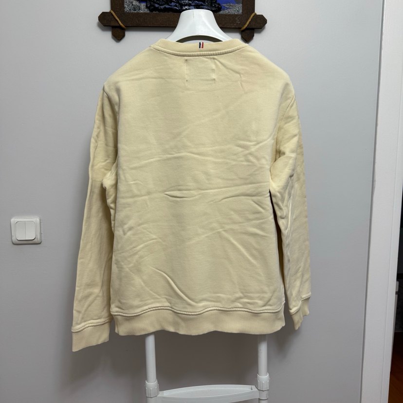 Les Deux Krem Erkek Sweatshirt, Bisiklet Yaka, Uzun Kollu - Görsel 4
