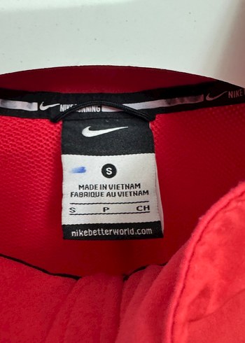 Nike Kırmızı Fermuarlı Kadın Eşofman Üstü - Görsel 7