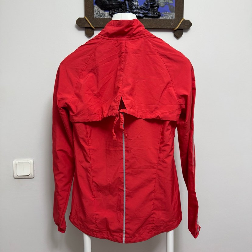 Nike Kırmızı Fermuarlı Kadın Eşofman Üstü - Görsel 4