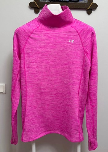 Under Armour Pembe Yüksek Yakalı Kadın Sweatshirt - Görsel 3