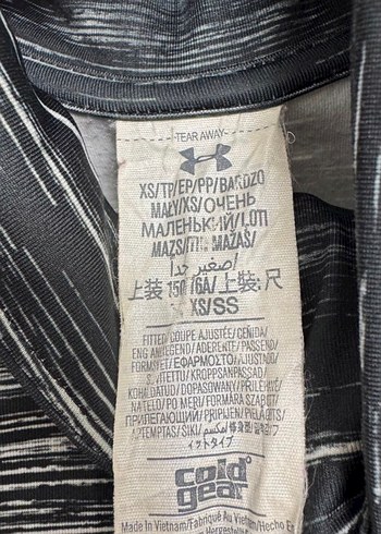 Under Armour Gri Yüksek Yakalı Fermuarlı Kadın Spor Üstü - Görsel 7