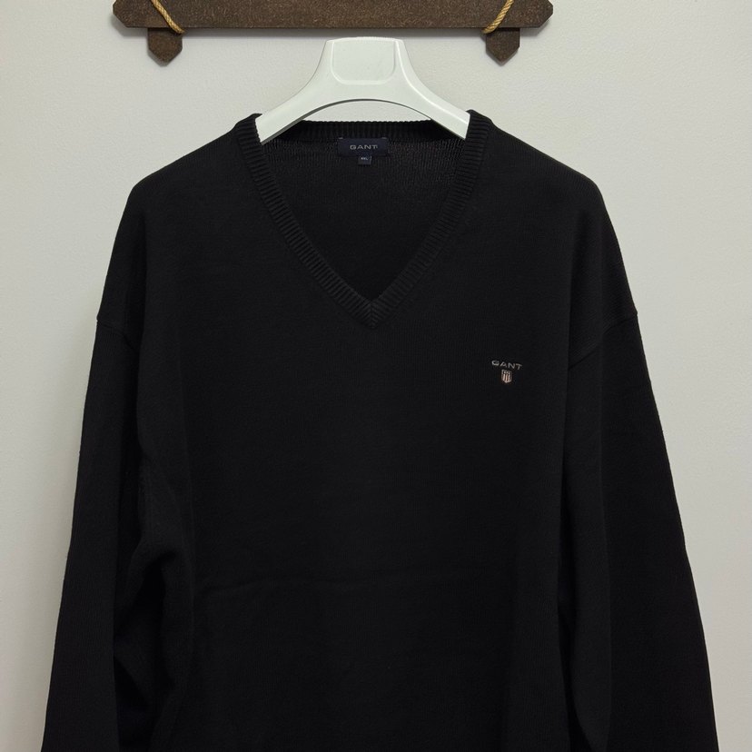 Gant V Yakalı Erkek Ofis Triko - Görsel 5