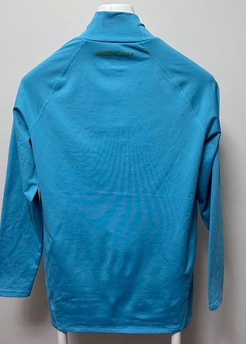 Under Armour Mavi Yüksek Yakalı Uzun Kollu Spor Üst - Görsel 4