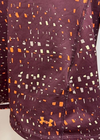 Under Armour Kadın Bordo Batik Desenli Uzun Kollu Bluz - Görsel 5