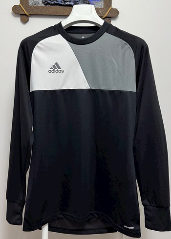 Adidas Gri Siyah Erkek Sweatshirt Uzun Kollu - Görsel 3