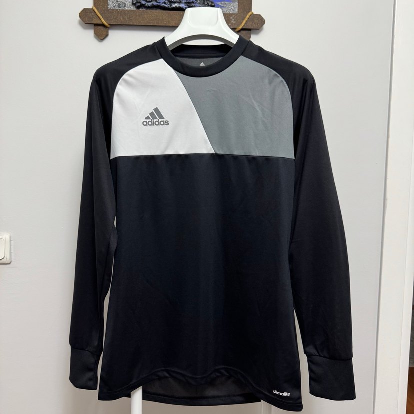 Adidas Gri Siyah Erkek Sweatshirt Uzun Kollu - Görsel 3