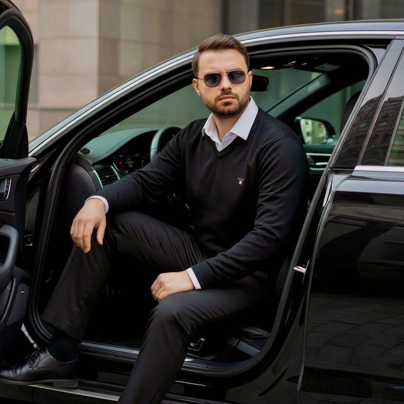 Gant Erkek V Yaka Regular Fit Kazak - Görsel 2