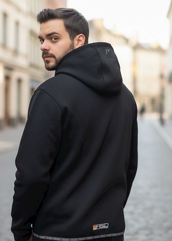 Peak Performance Siyah Erkek Kapüşonlu Sweatshirt - Görsel 2