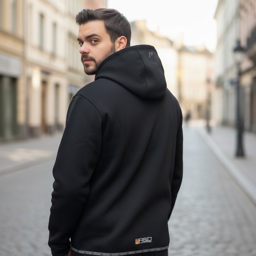 Peak Performance Siyah Erkek Kapüşonlu Sweatshirt - Görsel 2