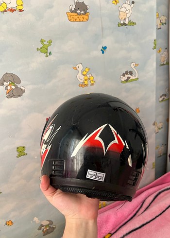 Fermuarlı yünlü Motosiklet Kaskı - Görsel 4