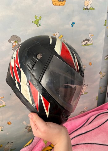 Fermuarlı yünlü Motosiklet Kaskı - Görsel 2