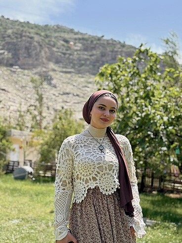 Bohem dantel üst