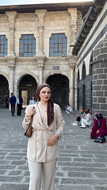 Tesettür blazer takım