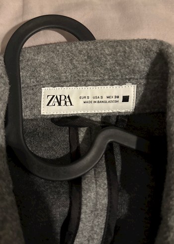 Gri Erkek Yün Midi Kaban Düğmeli - Görsel 2