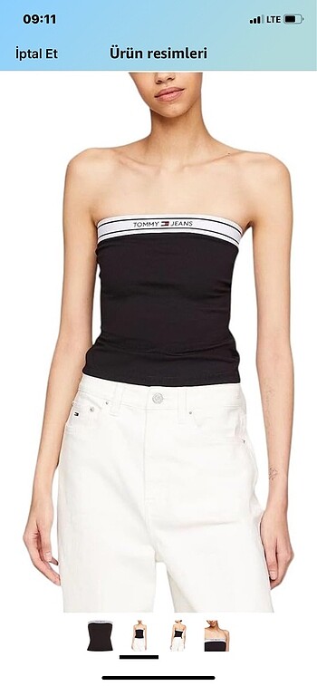 Tommy Hilfiger TOMMY HİLFİGER ORJİNAL CROP ETİKETLİ