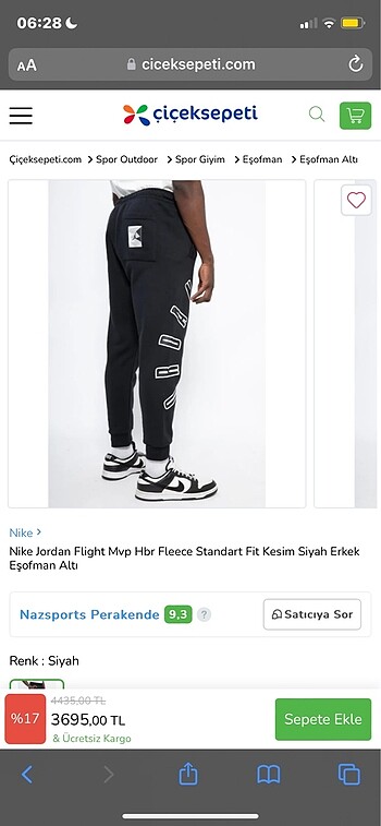 Nike NİKE JORDAN EŞOFMAN