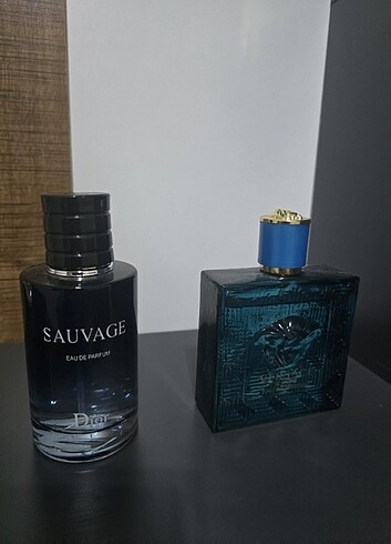 Dior sauvage Versace eros parfüm seti