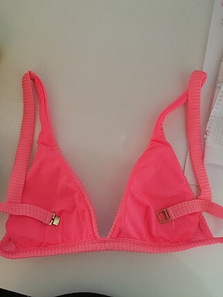 m Beden Koton Pembe Bikini Üstü