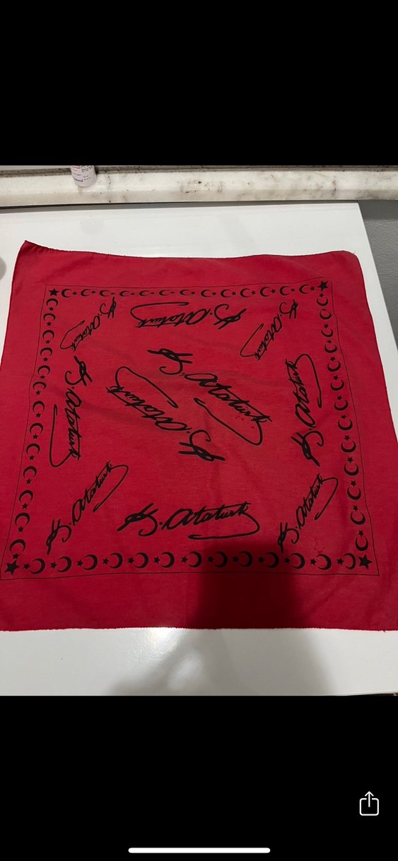 Renkli Kadın Fular - Kurdele Detaylı - Görsel 2