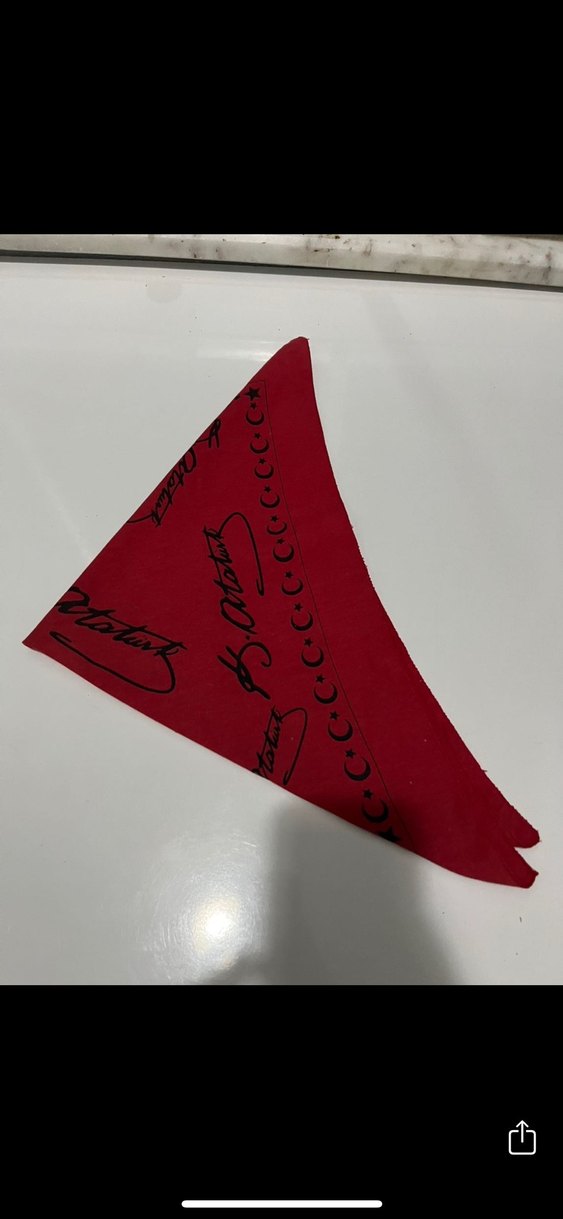 Renkli Kadın Fular - Kurdele Detaylı - Görsel 5