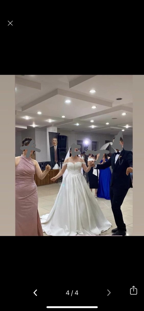 Modern Klasik Straplez A-Line Gelinlik - Görsel 4