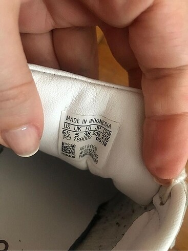 38 Beden beyaz Renk Adidas Superstar 38 numara beyaz spor ayakkabı