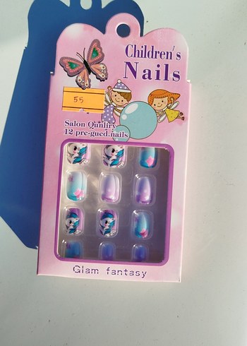 Çocuklar için Pastel Renkli Tırnak - Görsel 5