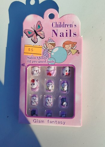 Çocuklar için Pastel Renkli Tırnak - Görsel 2