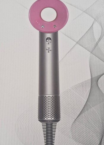 Diğer Gri Pembe Saç Kurutma Makinesi ve 5 li Başlık Seti RYVON marka