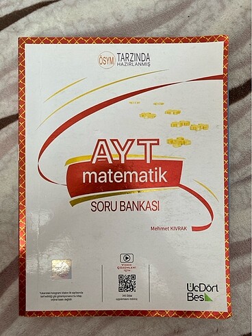 Üç Dört Beş Yayınları AYT Matematik