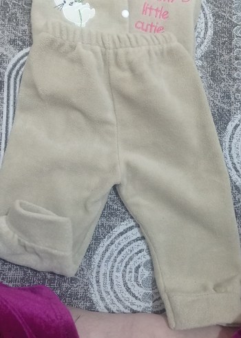 Pembe Nakışlı Bebek Kız Tulumu - Görsel 3