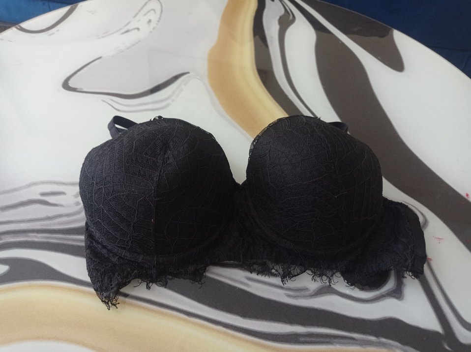 Beyaz Minimalist Midi Sütyen - Görsel 4