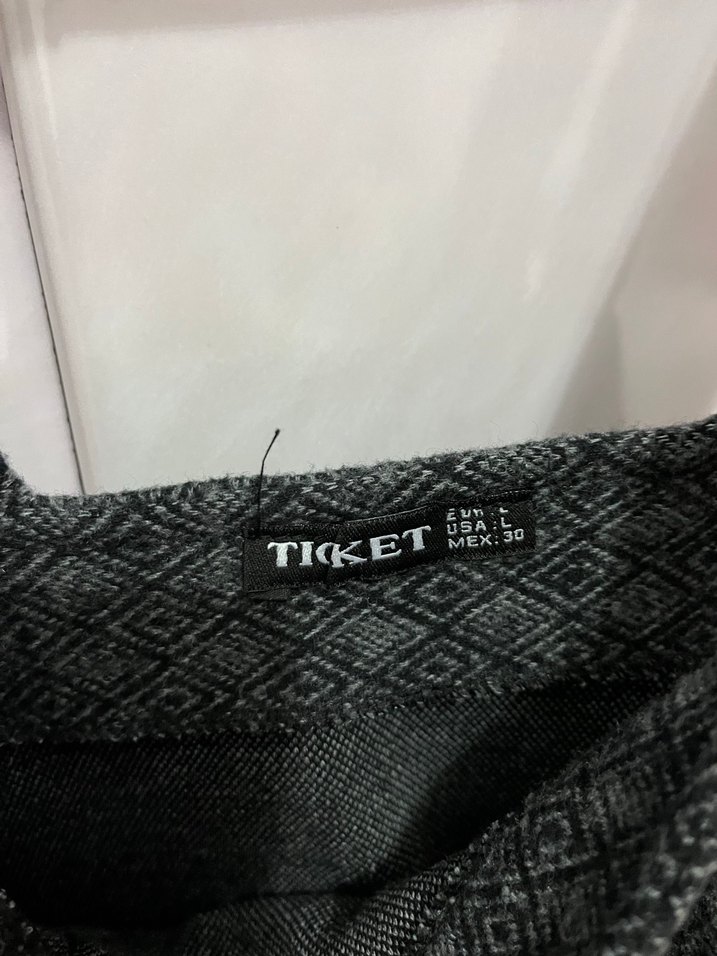 Kadın Gri Örgü Kısa Elbise - Görsel 3