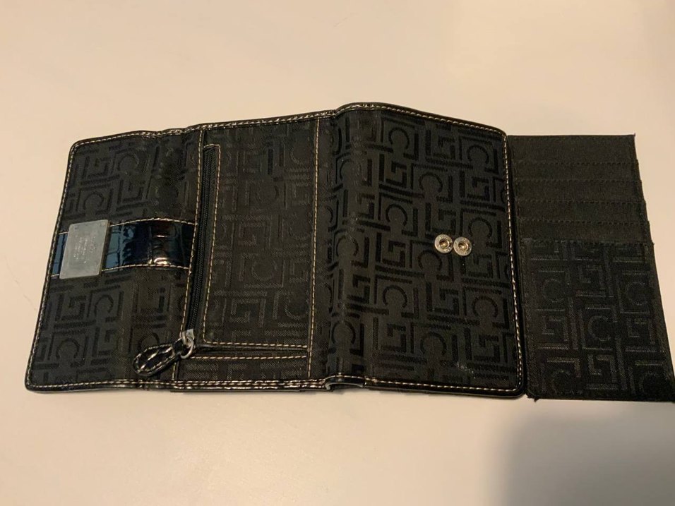 Klasik Siyah Deri Tokalı Kadın Cüzdanı - Görsel 2