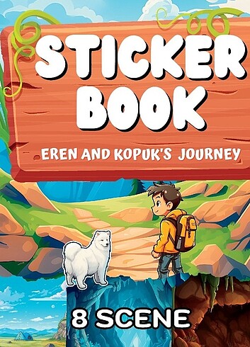  Beden Renk Sticker kitabı 2-7 yaş 