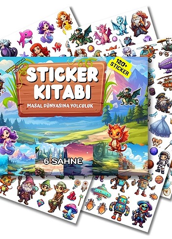 Sticker kitabı 2-7 yaş 