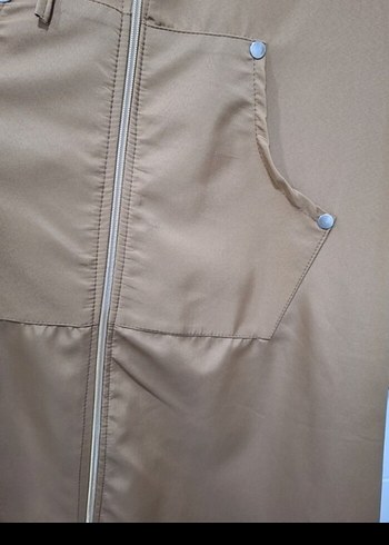 Bej Uzun Kadın Trençkot
Fermuarlı yeniden farksız - Görsel 4