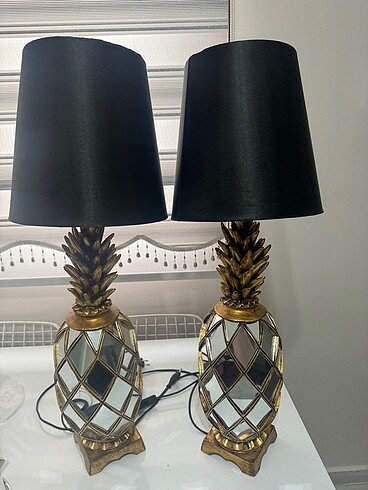 Ananas model gold eskitme abajur