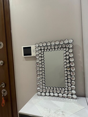 Taş model duvar aynası