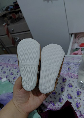 Tokalı Kahverengi Erkek Bebek Ev Botu - Görsel 2