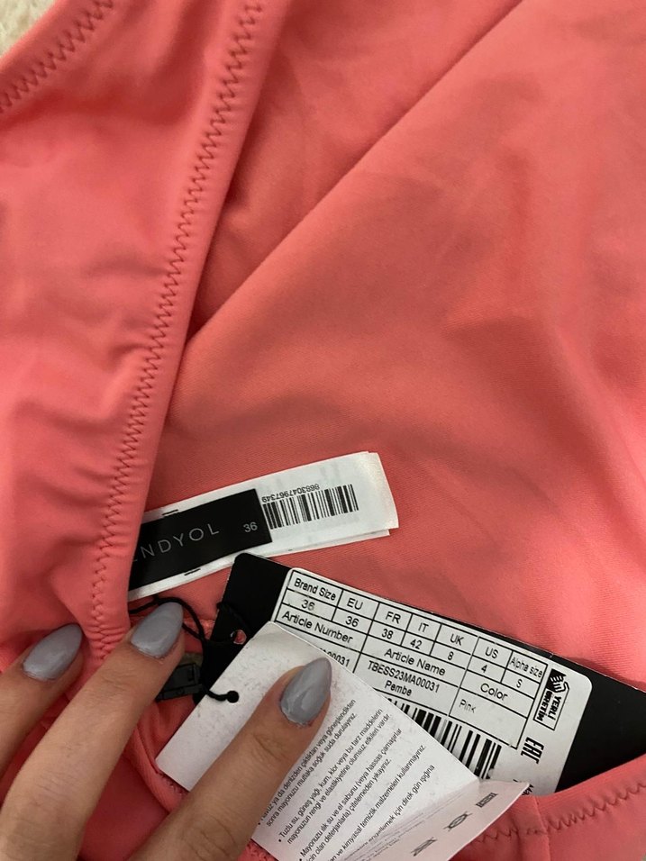 Pembe desenli mayo - Görsel 2